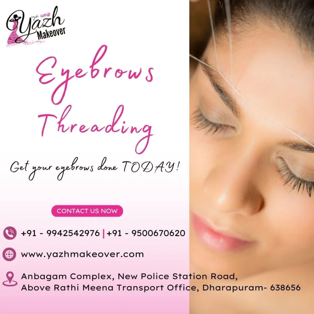 Best-eye-brows-threading-in-dharapuram