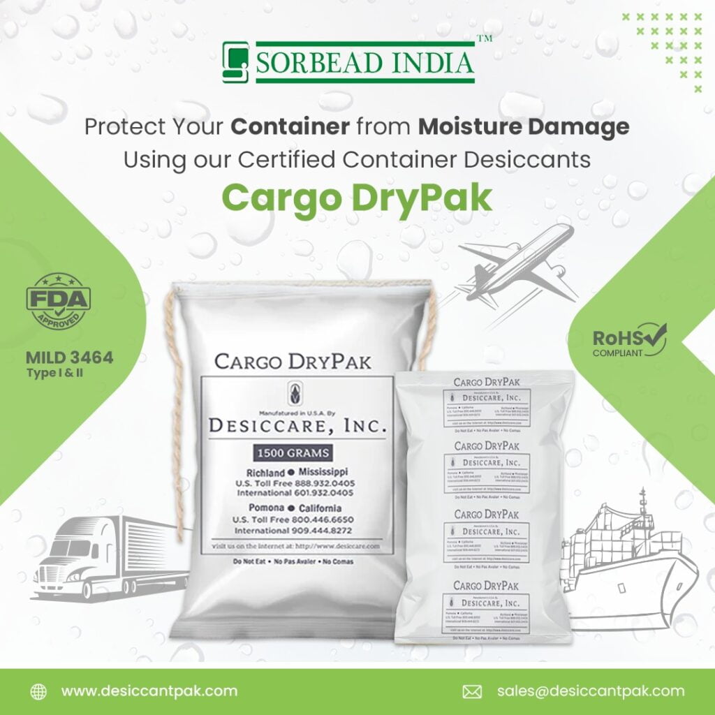 Container desiccant bag manufacturers & supplier