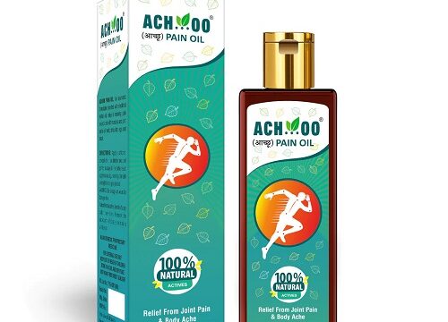 Ayurvedic Achoo pain oil for fast and longer pain relief.