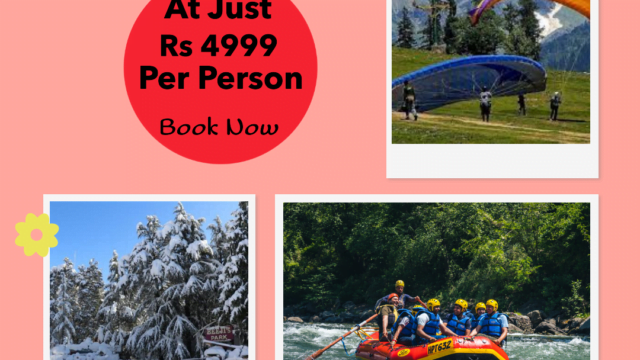 Book an affordable tour package to Manali and enjoy the Thrill on Hills.