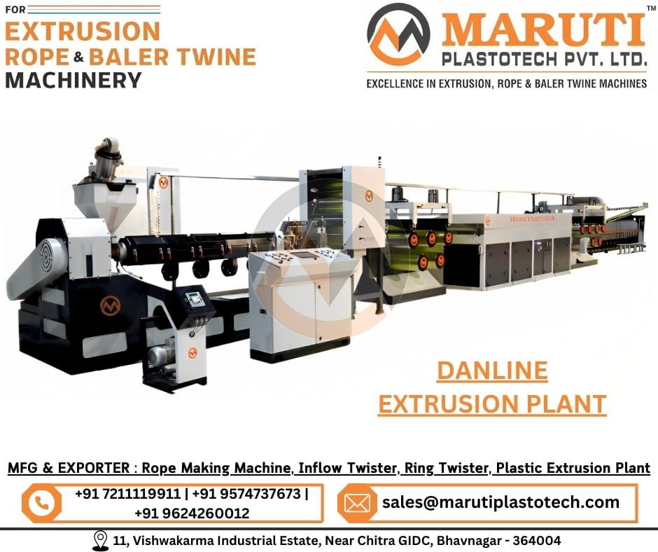 Dan-line Extrusion Plant Manufacturer In India – Maruti Plastotech