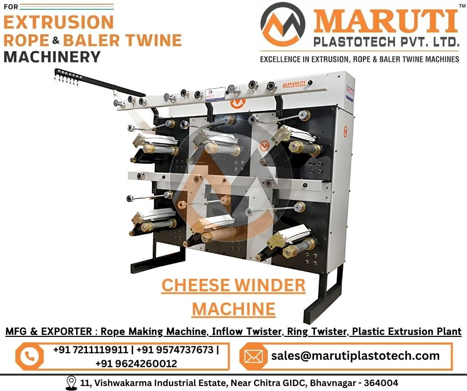 Cheese Winder Machine Manufacturer In India – Maruti Plastotech