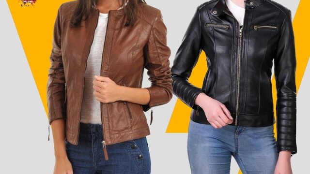 Trendy Women’s Black Leather Jacket – Great Deal!