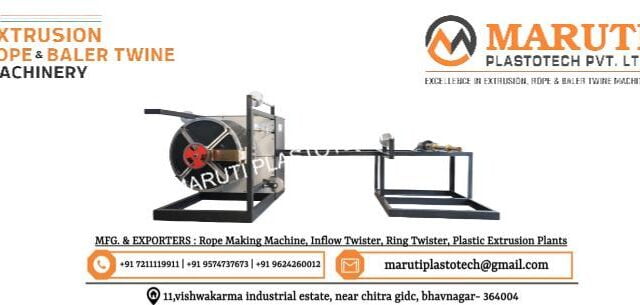 Rope Coiling Machine Manufacturer In India – Maruti Plastotech`